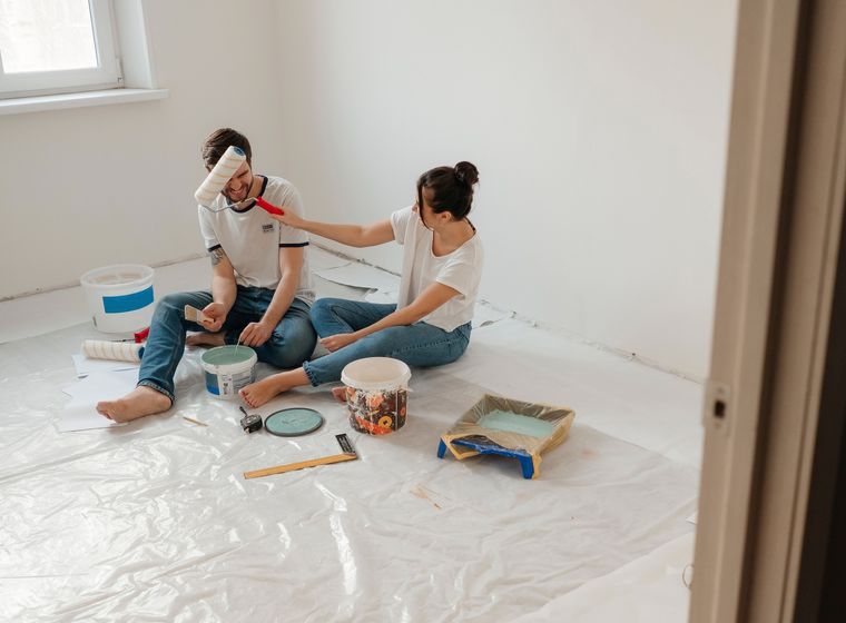 Couple renovating their home — financed with a LightStream home improvement loan